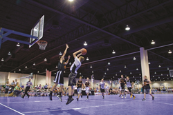 basketball aau indoor tournament snapsports largest competition major player courts jam reno heats